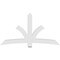 Ekena Millwork Davenport Architectural Grade PVC Gable Bracket, 84"W x 45 1/2"H x 4"D x 6"F, 13/12 Pitch GBP084X46X0406DAV00 - alternate 5